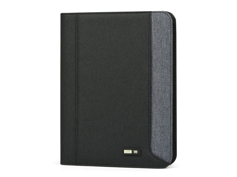 Portablocco City Time Dual A5 in tessuto tecnico - 20x25,5 cm - nero