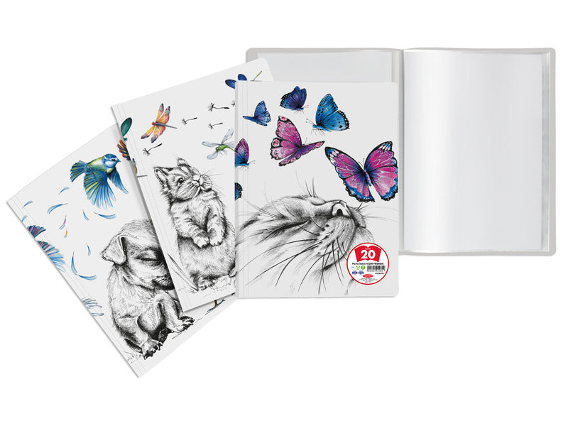 Portalistini Plastibor Icon Friends 22x30 cm - copertina in PP stampato - 20 fogli P5020190