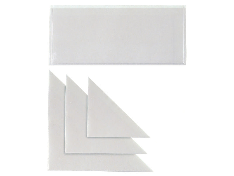 Tasca autoadesiva triangolare Sei Rota formato 10x10 cm - conf. 10 pezzi