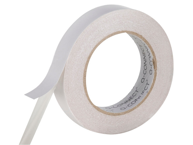Nastro biadesivo 90 μm Q-Connect - conf. 6 pezzi - 25 mm x 33 m