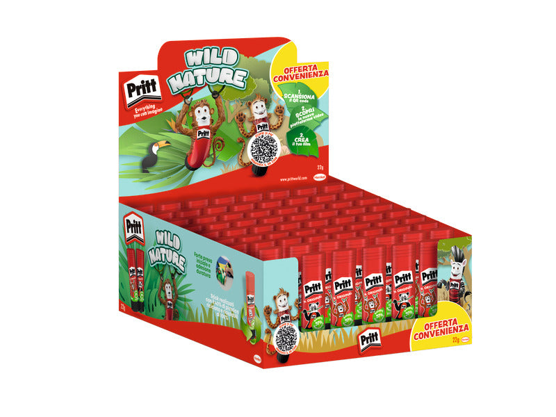 Espositore 72 colle Pritt Stick 22 g - 6 tray da 12 pezzi 22 g