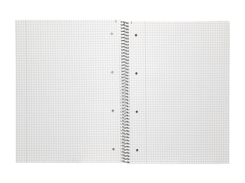 Quaderno spiralato Q-Connect A4 - 80 ff 70 g/m² - quadretti 5 mm
