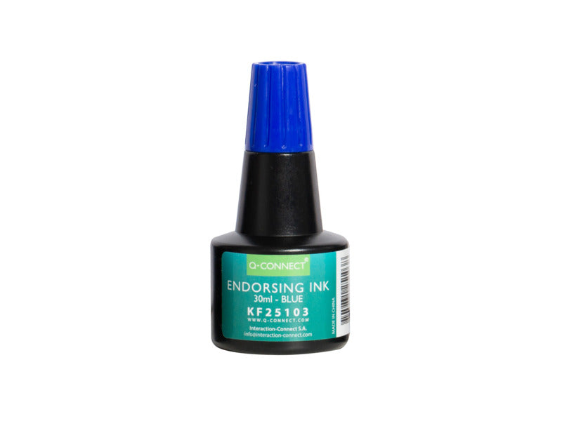Inchiostro per timbri Q-Connect senza olio 28 ml