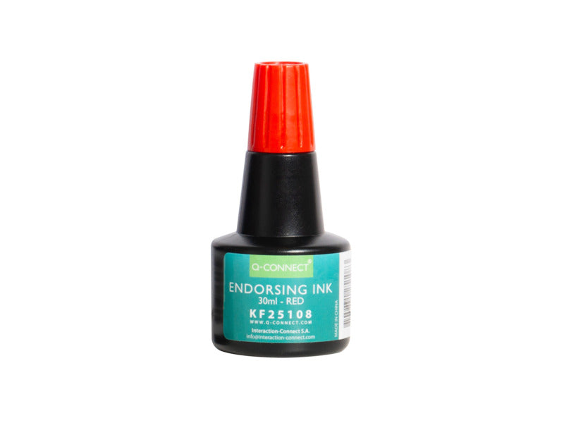 Inchiostro per timbri Q-Connect senza olio 28 ml