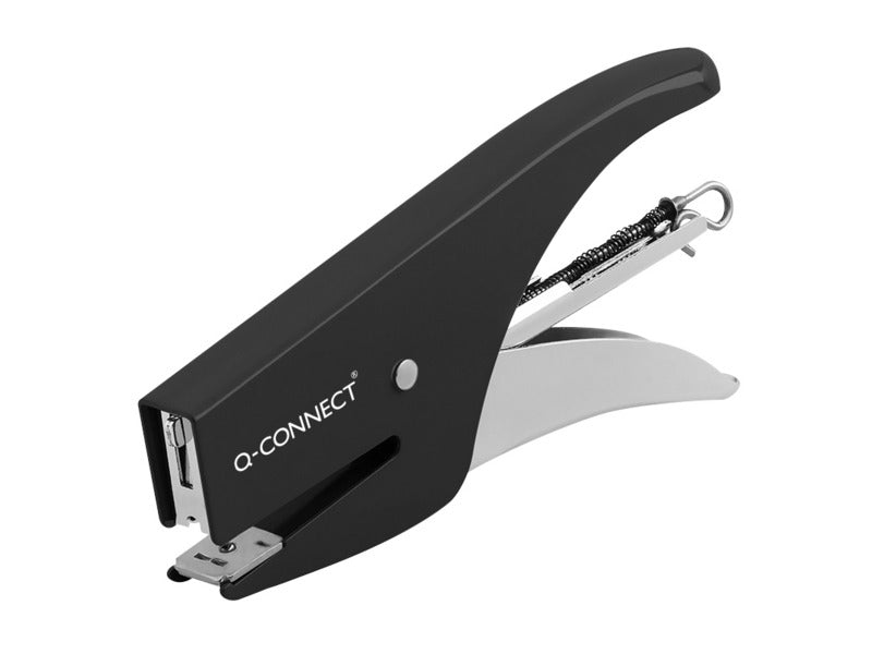 Cucitrice a pinza in metallo Q-Connect max 15 fogli - nero